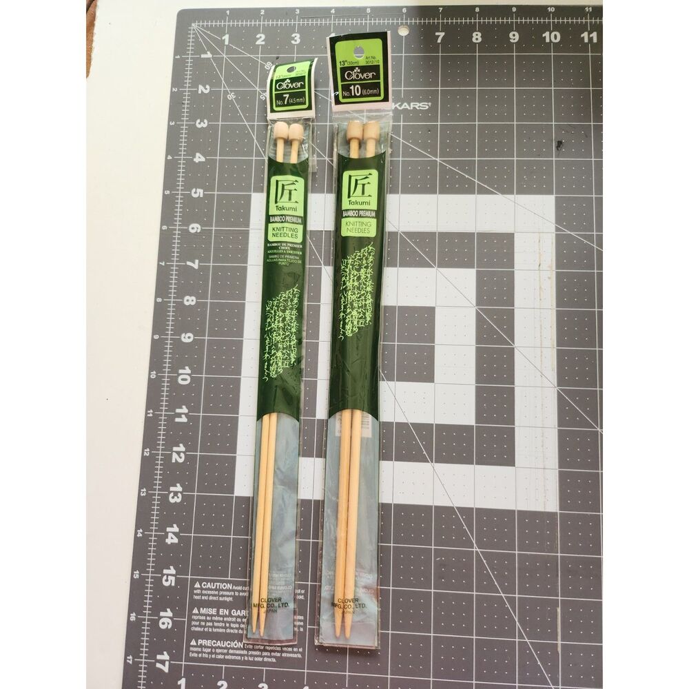 Two Sets of Bamboo Knitting Needles B14